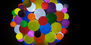 Viele bunte Ballons