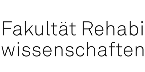 Logo Fakultät (zugeschnitten) Logo der Fakultät Rehabilitationswissenschaften