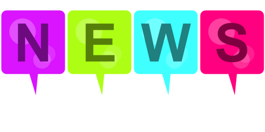 Buchstaben "N", "E", "W" und "S" in bunten Sprechblasen