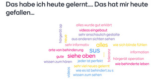 Antworten der Teilnehmer des Boys Days 2022 auf die Frage, was ihnen am Boys Day gefallen hat und was sie dabei gelernt haben