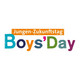 Logo Boy's Day 2024 Bildmarke des Boy's Day mit der Überschrift Jungen-Zukunftstag