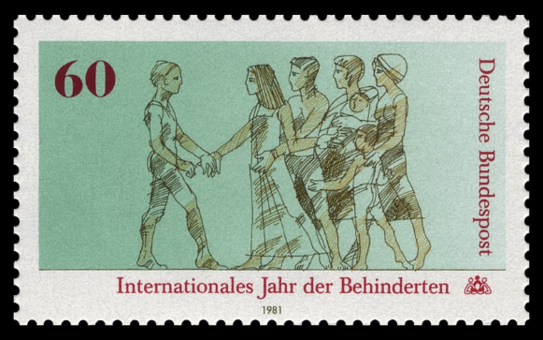 1981 Internationales Jahr der Behinderten – Deutsche Bundespost